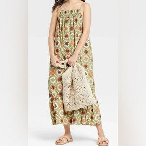 Universal Thread Patchwork Print Maci Dress